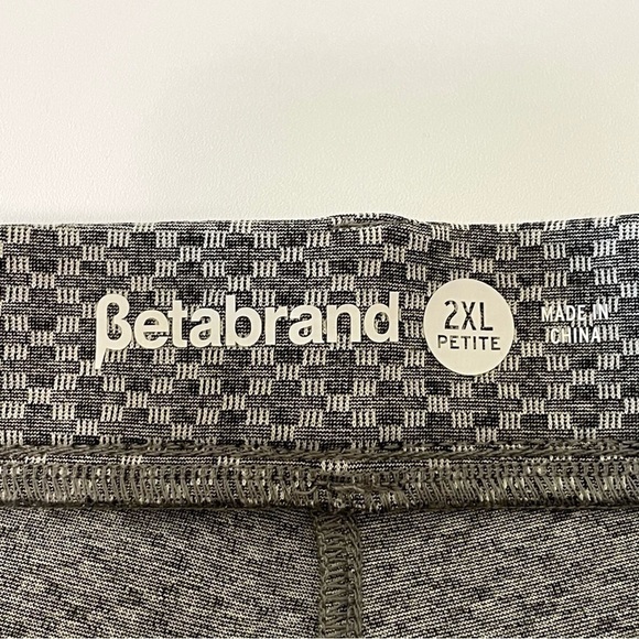 Betabrand Classic Skinny Dress Yoga Pull On Pant Basketweave 2XL Petite - Picture 14 of 15